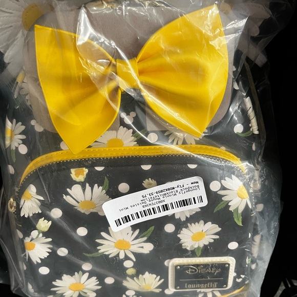 Loungefly Kids Daisy Backpack - Yellow and Black